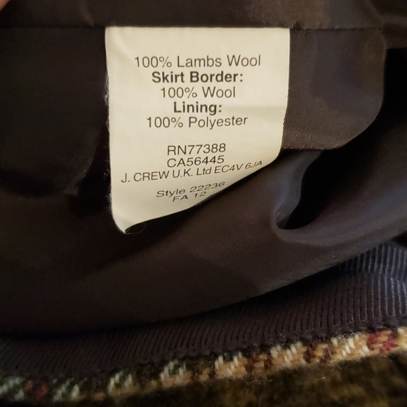 J Crew Houndstooth Check Mini Skirt size 2 - Picture 8 of 8